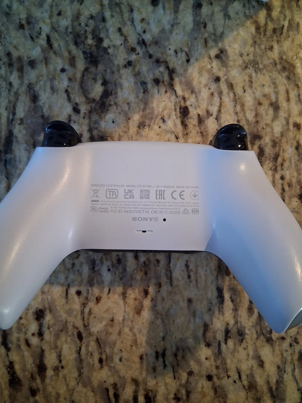Sony DualSense Wireless Controller — White and Black Accents